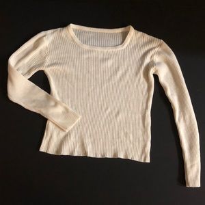 Vintage* no name ivory sweater size approx. med